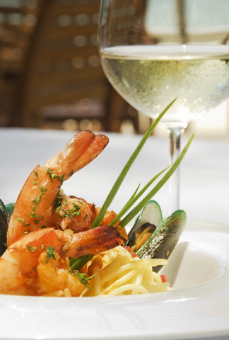 Seafood-wine